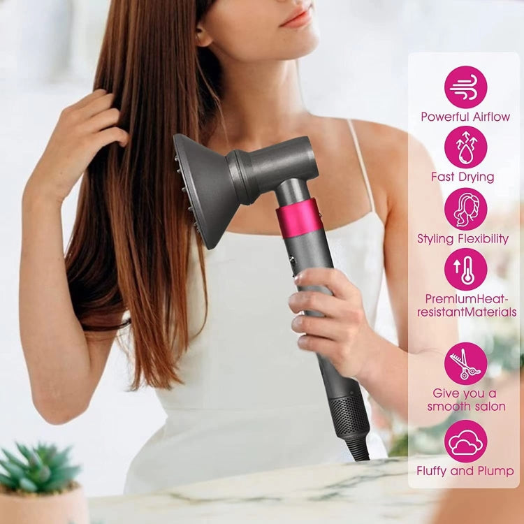 Per gli accessori di ricambio per l'attacco dell'ugello del diffusore Airwrap dell'asciugacapelli Dyson, Without Adapter, With Adapter