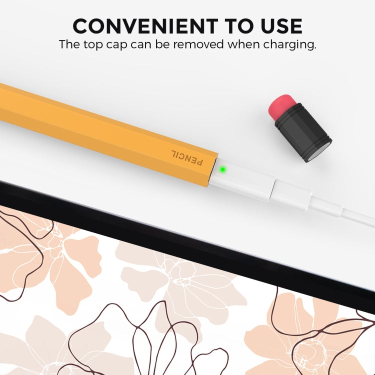Custodia protettiva in silicone AhaStyle PT180-2 Custodia per penna capacitiva antiscivolo e anti-caduta, For Apple Pencil 2, For Apple Pencil 1