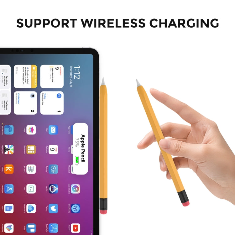 Custodia protettiva in silicone AhaStyle PT180-2 Custodia per penna capacitiva antiscivolo e anti-caduta, For Apple Pencil 2, For Apple Pencil 1