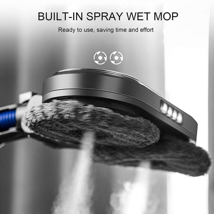 Aspirapolvere Elettrico Mopping Testa Serbatoio Acqua Integrato Con 6 Pezzi Straccio