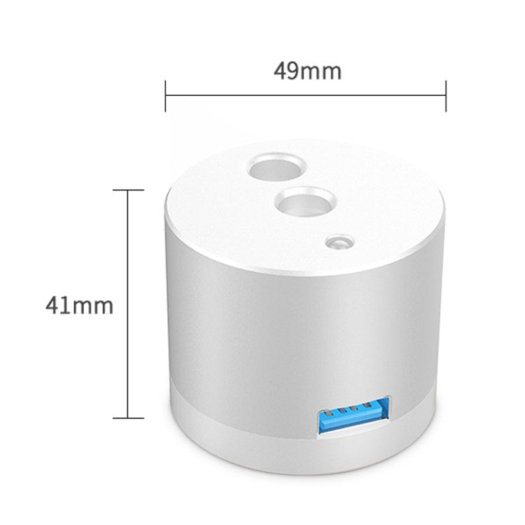 Per Apple Pencil 1 Adattatore di ricarica USB Base in metallo con indicatore LED, A48 Black