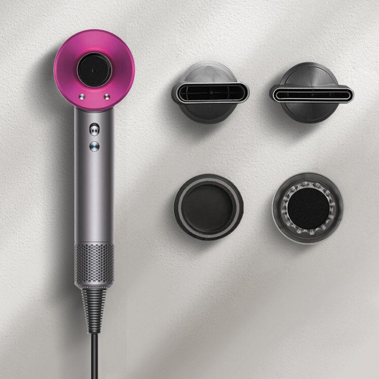 Gancio portaoggetti per ugello con supporto magnetico per ventilatore a parete per bagno senza perforazione, For Dyson Hair Dryer, For Dyson Hair Dryer Nozzle