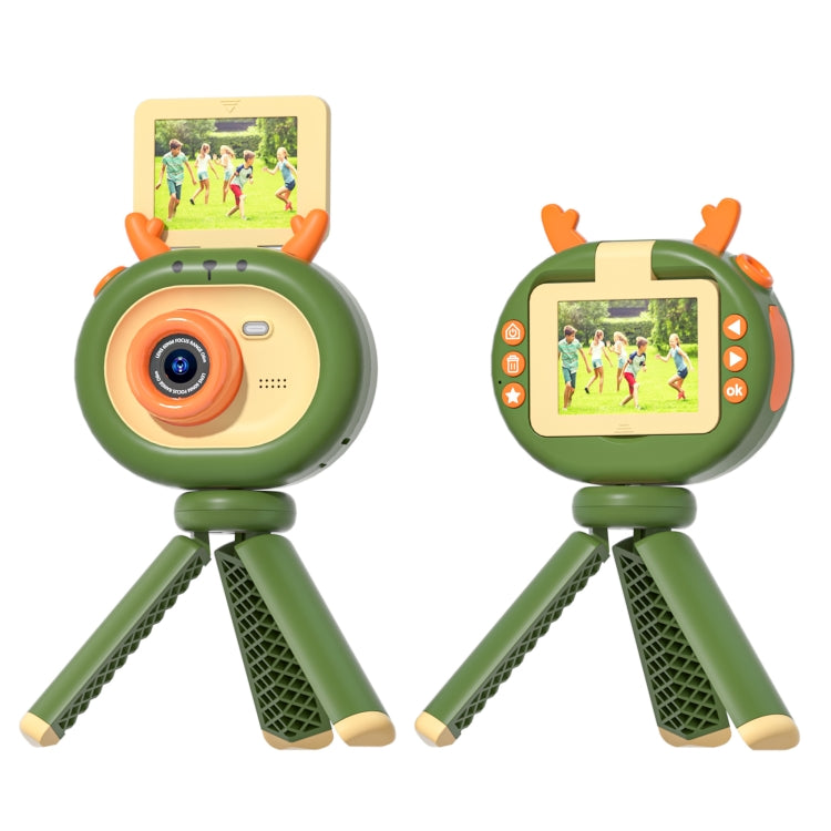 Fotocamera digitale per bambini S2 da 2,4 pollici con schermo ribaltabile a 180 gradi 1080P HD con supporto