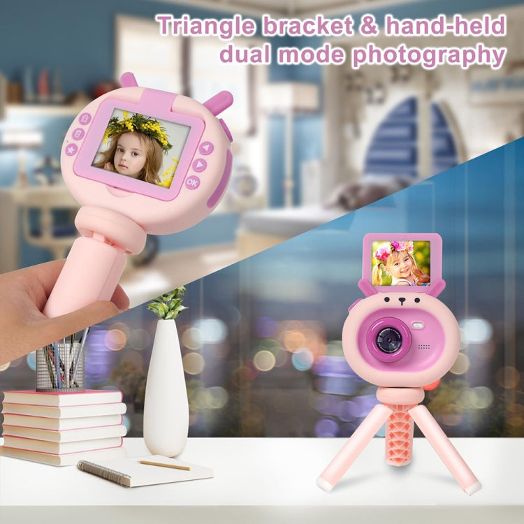 Fotocamera digitale per bambini S2 da 2,4 pollici con schermo ribaltabile a 180 gradi 1080P HD con supporto