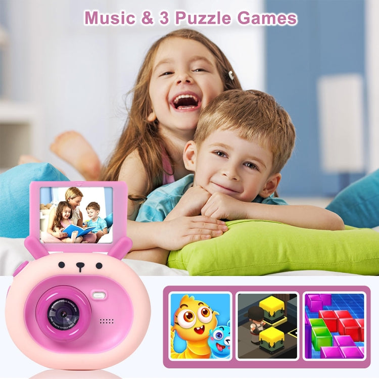 Fotocamera digitale per bambini S2 da 2,4 pollici con schermo ribaltabile a 180 gradi 1080P HD con supporto