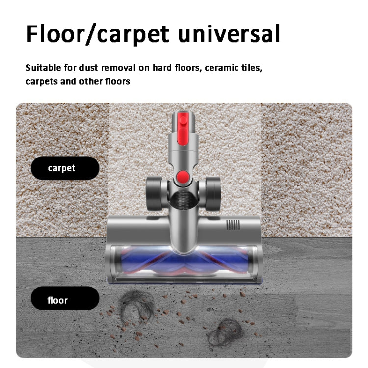Spazzola per pavimenti a trasmissione diretta antigroviglio a forma di V per aspirapolvere, For Dyson V7 V8 V10 V11, For Dyson V10 Slim / V12, For Dyson G5 Series