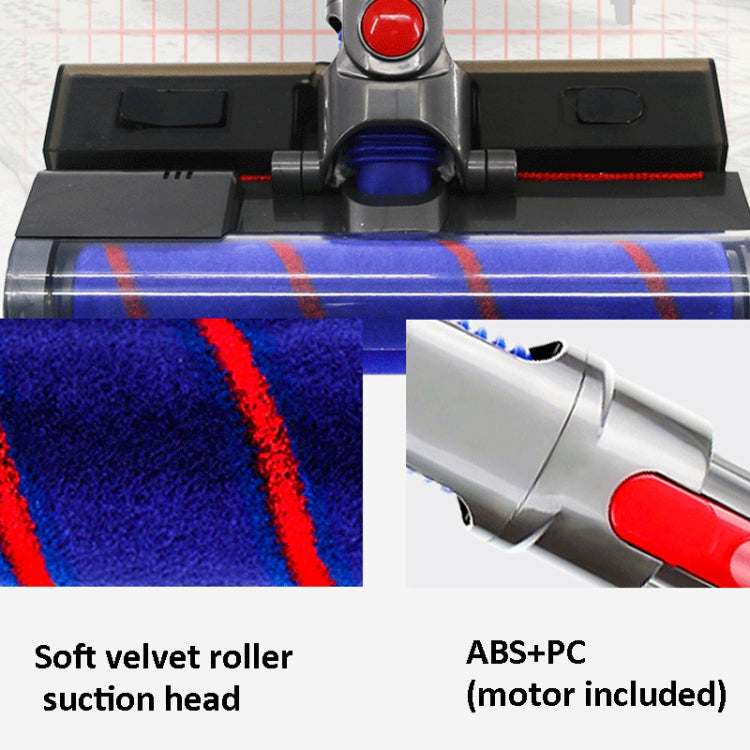 Testa della spazzola per pavimenti dell'aspirapolvere con luce verde, For Dyson  V7 / V8 / V10 / V11 / V15+Water Tank, For Dyson V10 Slim V12 Slim, For Dyson V7 V8 V10 V11 V15, For Dyson V10 Slim V12 Slim+Water Tank