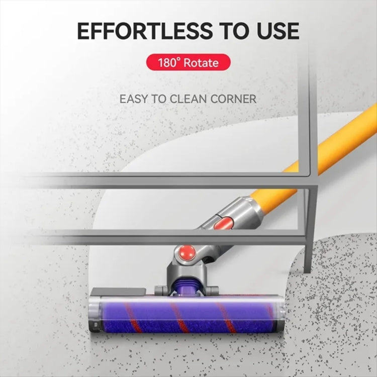 Testa della spazzola per pavimenti dell'aspirapolvere con luce verde, For Dyson  V7 / V8 / V10 / V11 / V15+Water Tank, For Dyson V10 Slim V12 Slim, For Dyson V7 V8 V10 V11 V15, For Dyson V10 Slim V12 Slim+Water Tank