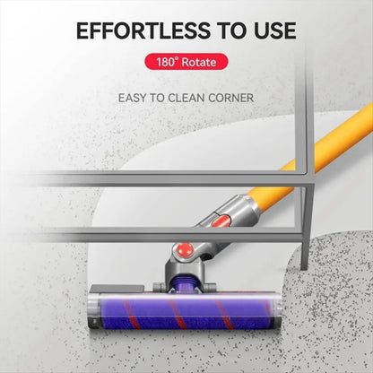 Testa della spazzola per pavimenti dell'aspirapolvere con luce verde, For Dyson  V7 / V8 / V10 / V11 / V15+Water Tank, For Dyson V10 Slim V12 Slim, For Dyson V7 V8 V10 V11 V15, For Dyson V10 Slim V12 Slim+Water Tank