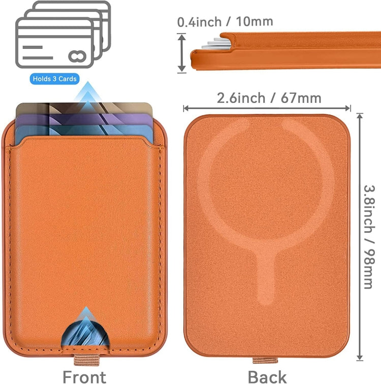 Per iPhone 15/14/13 Porta carte magnetico con supporto regolabile