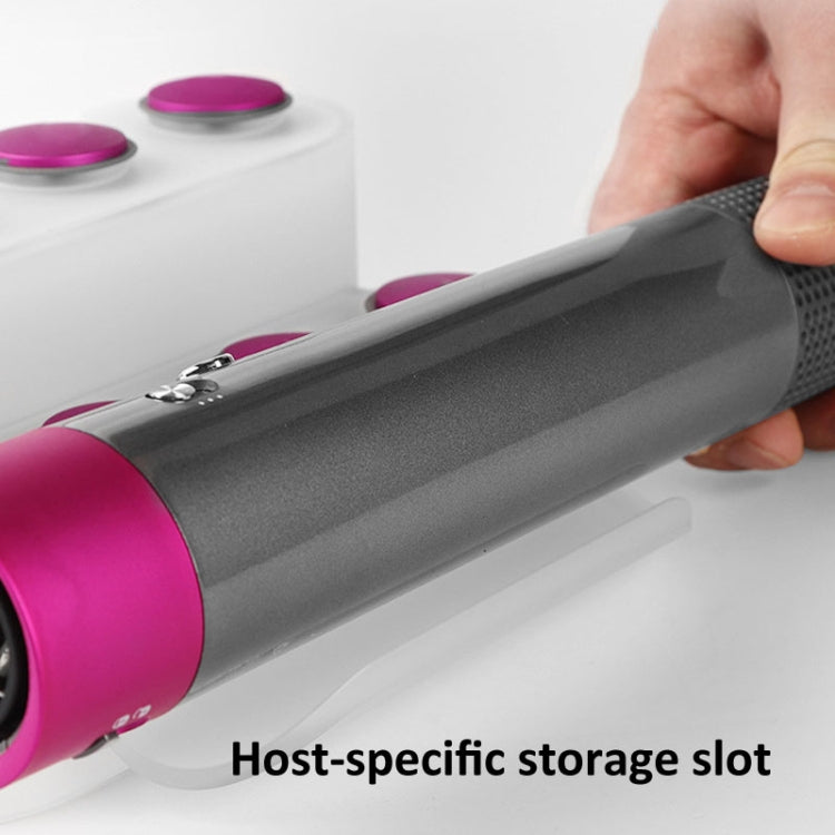 Per il rack di stoccaggio Dyson Airwrap è possibile riporre 8 accessori, ABS