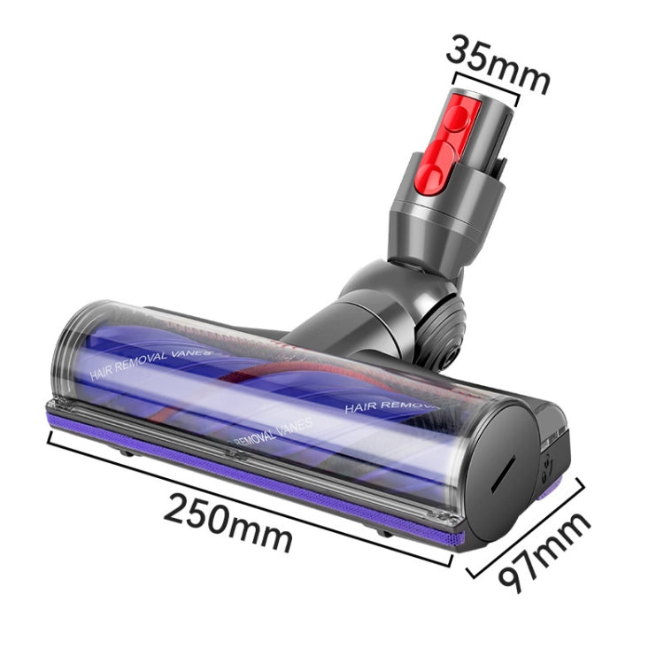 Per aspirapolvere Dyson V7 / V8 / V10 / V11 Testina a trasmissione diretta con rullo in velluto morbido