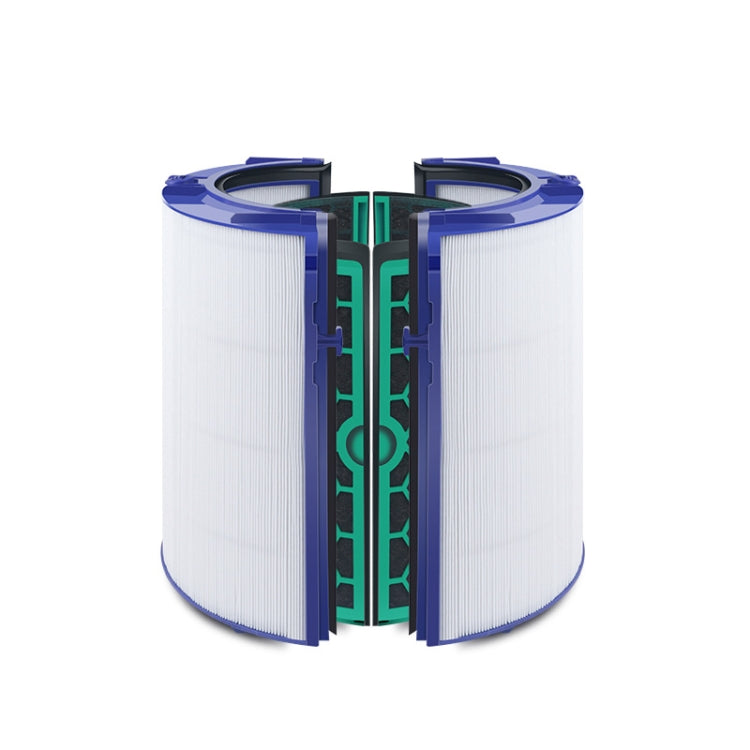 Per purificatore d'aria Dyson TP04 / TP05 / TP07, HP04 / HP05 / HP07, DP04 / DP05 / DP07, 2pcs /Set Activated Carbon Filter, 2pcs /Set HEPA Filter
