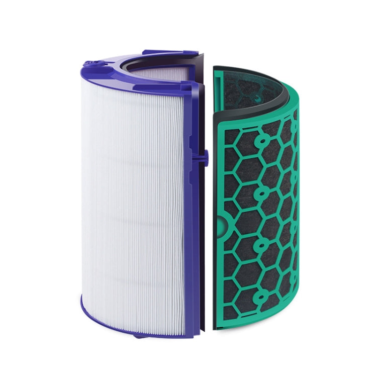 Per purificatore d'aria Dyson TP04 / TP05 / TP07, HP04 / HP05 / HP07, DP04 / DP05 / DP07, 2pcs /Set Activated Carbon Filter, 2pcs /Set HEPA Filter