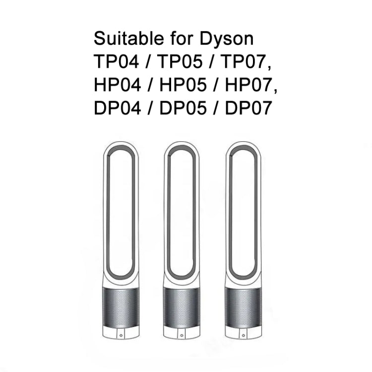 Per purificatore d'aria Dyson TP04 / TP05 / TP07, HP04 / HP05 / HP07, DP04 / DP05 / DP07, 2pcs /Set Activated Carbon Filter, 2pcs /Set HEPA Filter