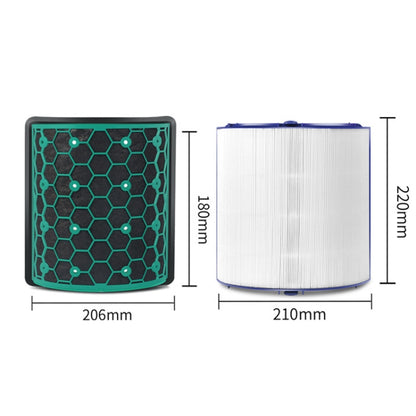 Set filtri Hepa per purificatore d'aria Dyson TP04 / TP05 / TP07, HP04 / HP05 / HP07, DP04 / DP05 / DP07, 4pcs /Set HEPA Activated Carbon Filter