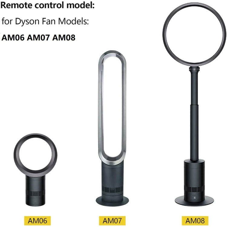 🔧 Telecomando Universale di Ricambio per Ventole & Umidificatori Dyson – Style 27