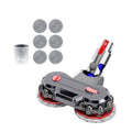 Aspirapolvere elettrico con testa per mocio con serbatoio dell'acqua staccabile e 6 panni per mocio, For Dyson V7 / V8 / V10 / V11 / V15 / G5, For Dyson V6 / DC62, For Dyson V10 Slim / V12