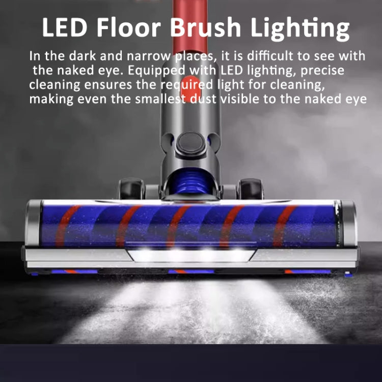 Aspirapolvere Spazzola per pavimenti in velluto morbido con illuminazione a LED Motore indipendente, For Dyson V7 V8 V10 V11 V15 V8 Slim, For Dyson V10 Slim V12 Slim, For Dyson V6