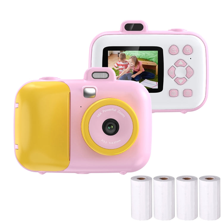 Fotocamera digitale intelligente per bambini con stampa termica da 2,4 pollici con carta da stampa, 503J Pink Fixed Focus, 503J Blue Fixed Focus, 503AF Pink Focus, 503AF Blue Focus