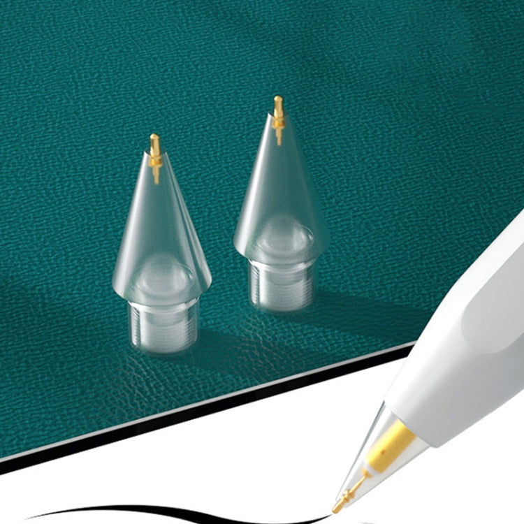 2 PCS 6.0 Crystal Diamond Needle Stylus Pen Tip per Apple Pencil 1/2, 2 PCS 6.0