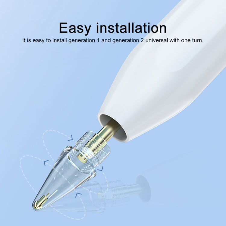 7.0 Punta della penna stilo con ago corto a molla in ottone per Apple Pencil 1/2, 1 PCS 7.0