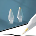 2 in 1 5.0 Crystal Diamond Needle + 7.0 Set di punte per penna stilo ad ago corto in ottone per Apple Pencil 1/2, 5.0 + 7.0