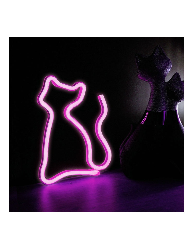 Pink Cat - Lampada Neon LED