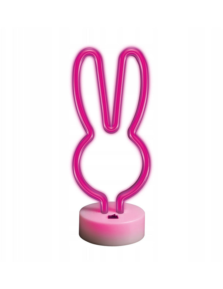 Rabbit - Lampada Neon LED con base d'appoggio
