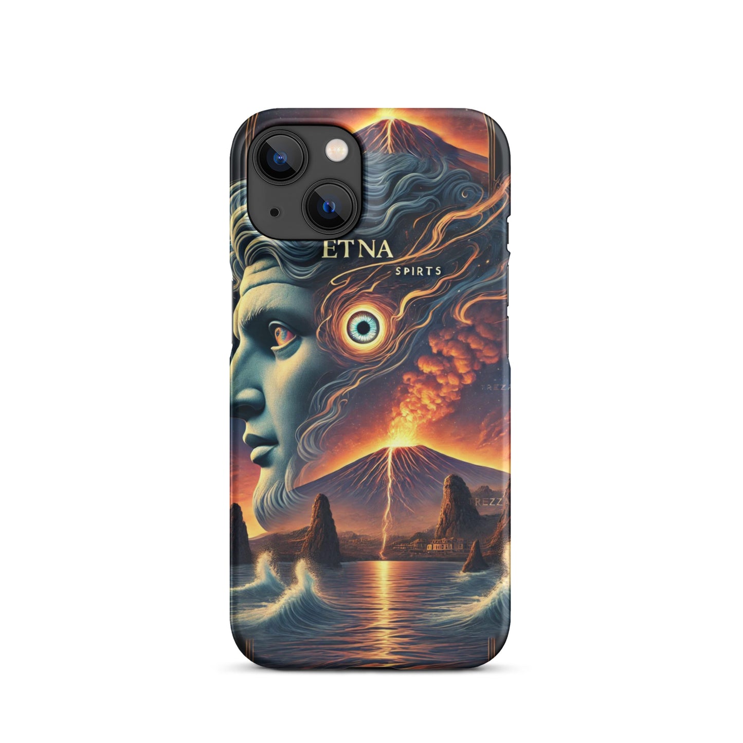 Cover con fibbia per iPhone® "Occhio del Ciclope: Spiriti dell'Etna".