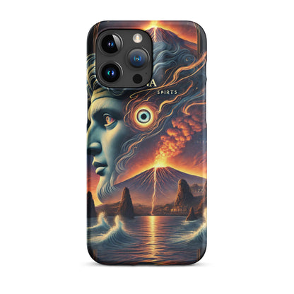Cover con fibbia per iPhone® "Occhio del Ciclope: Spiriti dell'Etna".
