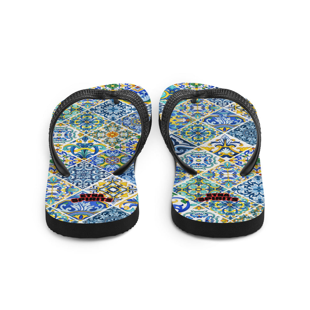 "Etna Spirits" Infradito flip-flop -Caltagirone-