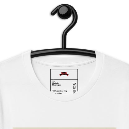 "Etna Spirits" Maglietta bianca unisex -Arancinu cco' sucu"