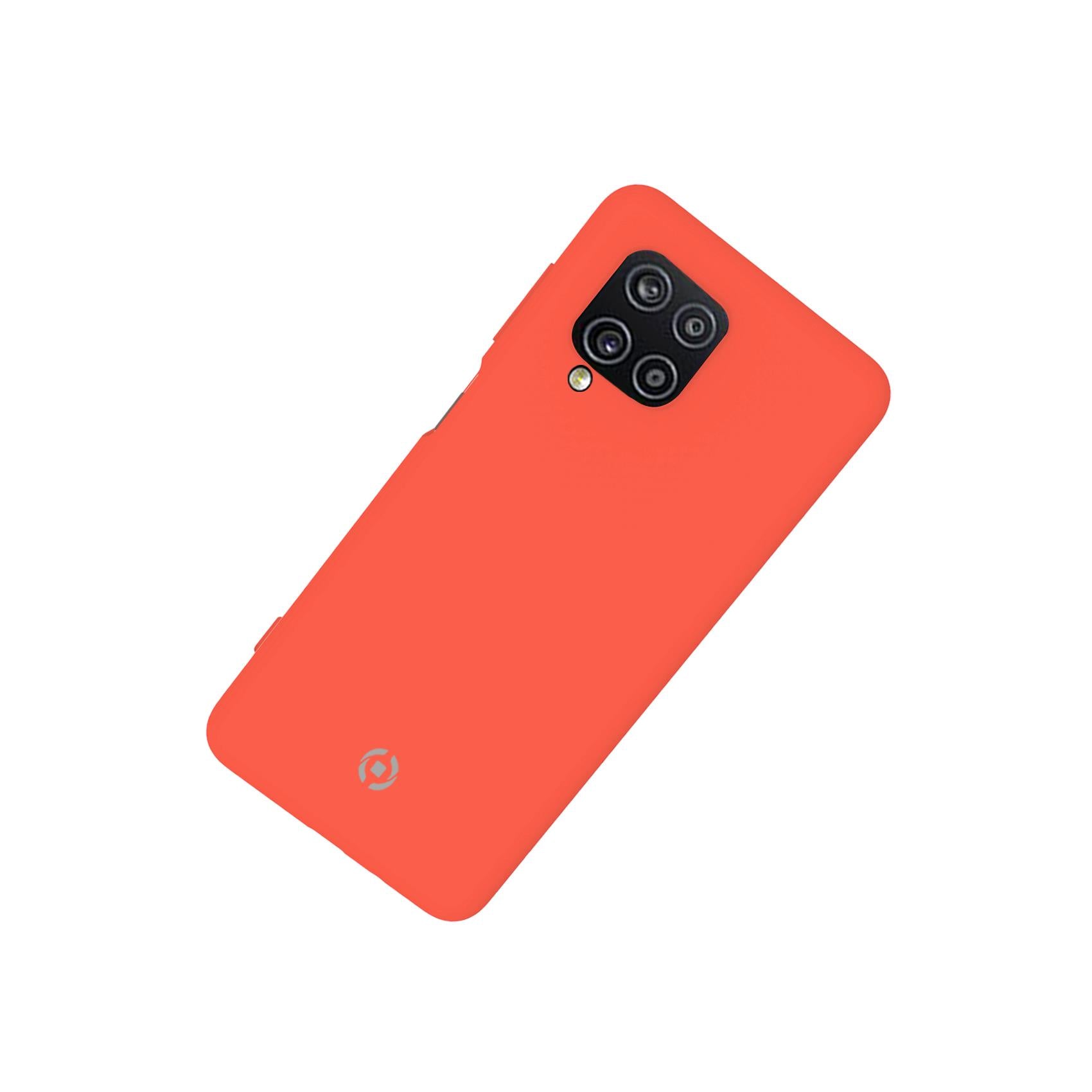 COVER ORANGE CROMO-SAMSUNG GALAXY A12 CELLY