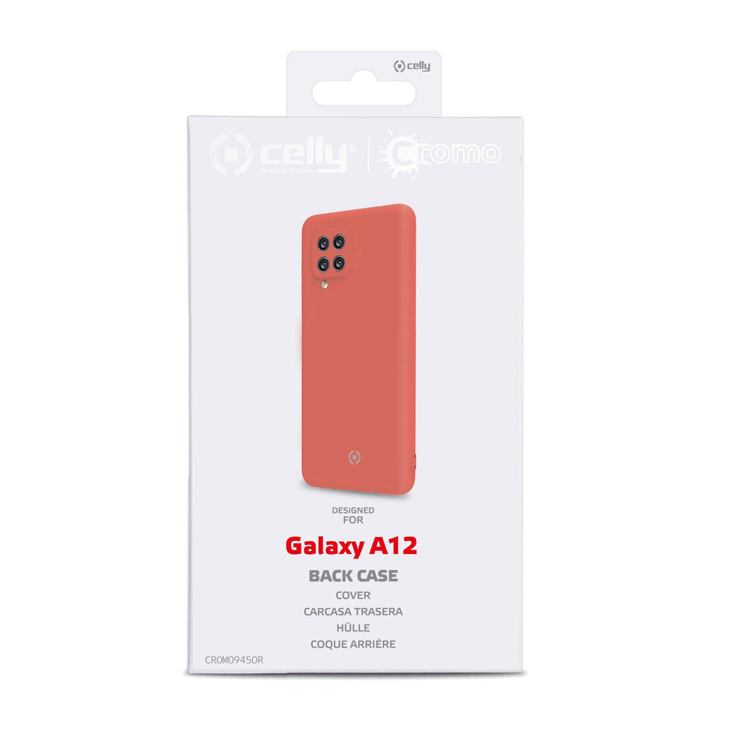 COVER ORANGE CROMO-SAMSUNG GALAXY A12 CELLY
