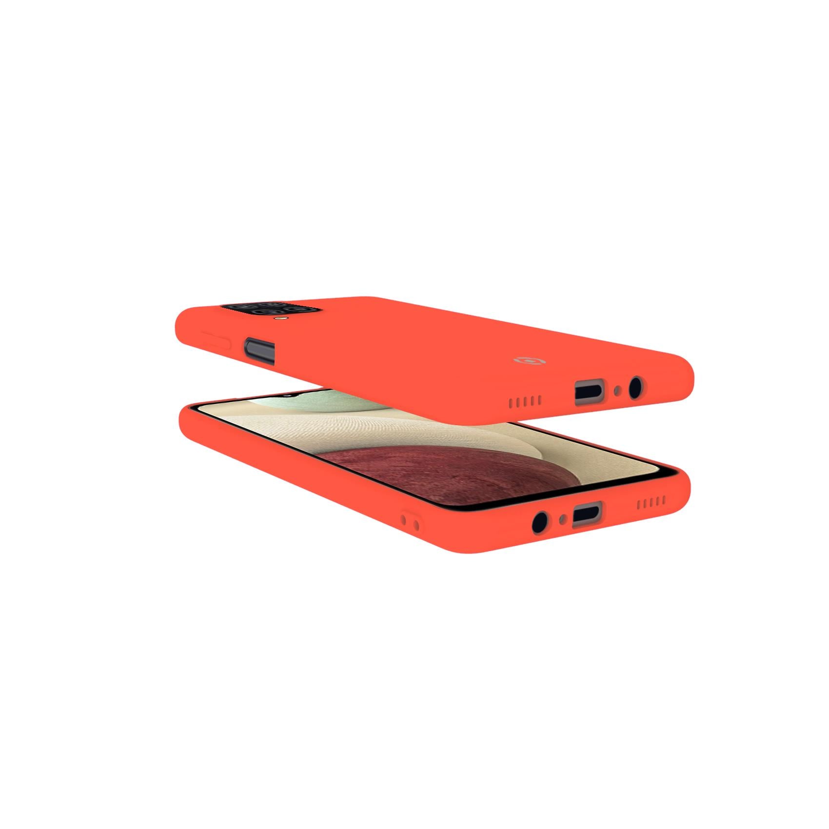 COVER ORANGE CROMO-SAMSUNG GALAXY A12 CELLY