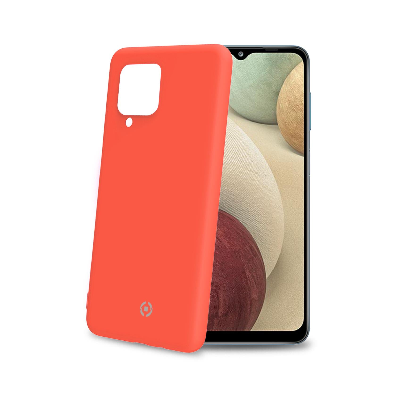 COVER ORANGE CROMO-SAMSUNG GALAXY A12 CELLY