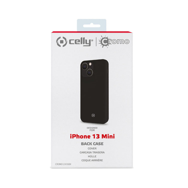 COVER BLACK CROMO - APPLE IPHONE 13 MINI CELLY
