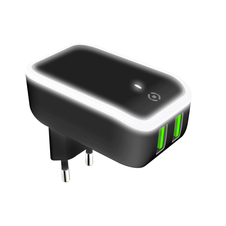 Caricabatteria da parete con NIGHT LIGHT [TURBO] CELLY
