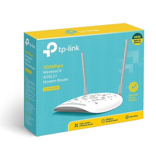 WIRELESS ROUTER ADSL2/2+ TP-LINK TD-W8961N