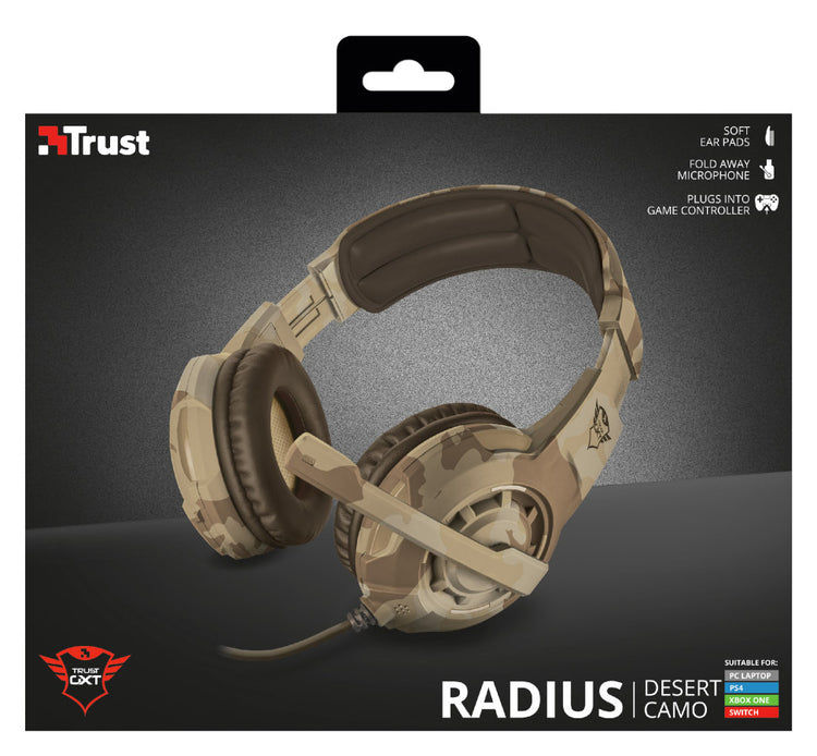 GXT 310D Radius Gaming Headset - desert camo